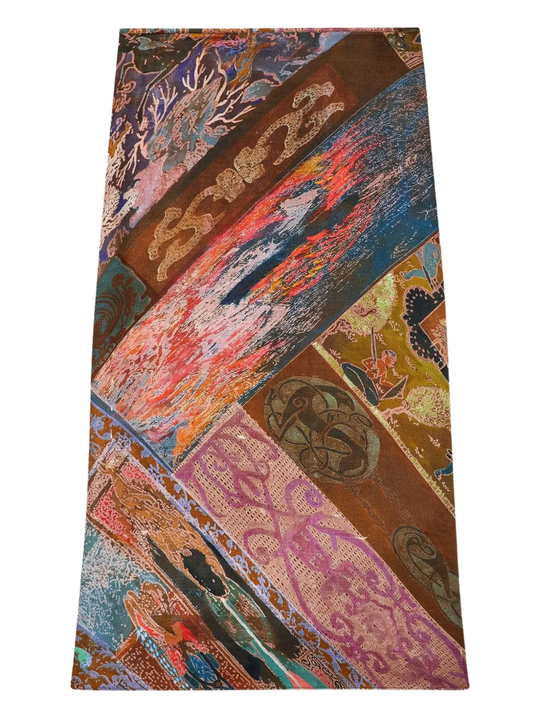 Brown skirt, front view