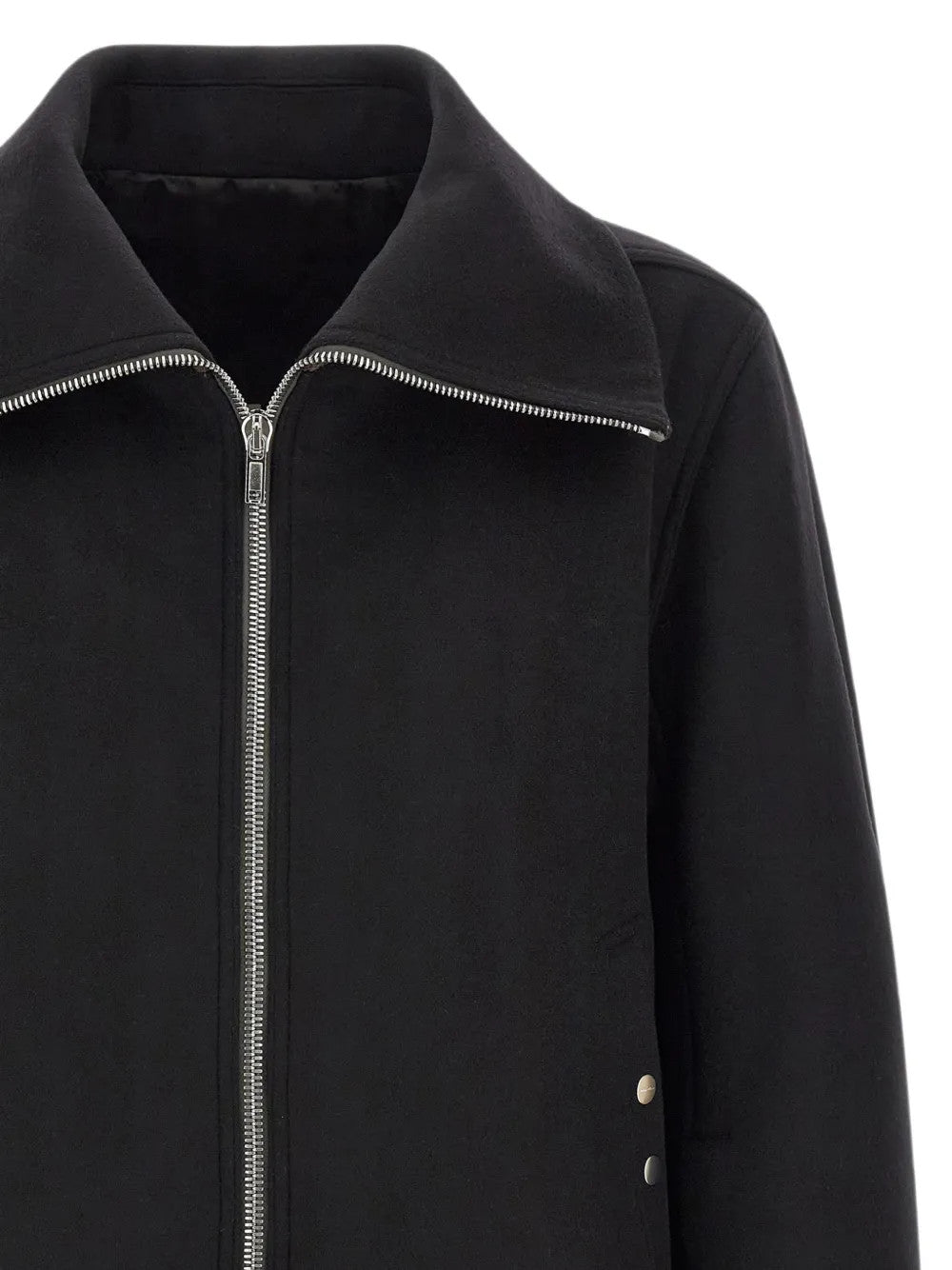 Black jacket, front view