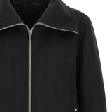 Black jacket, front view