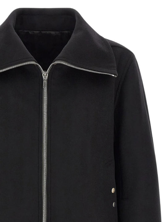 Black jacket, front view
