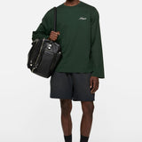 Green t-shirt, full body view