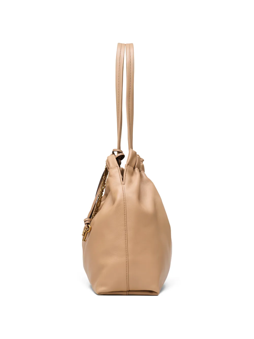 Brown bags, side view