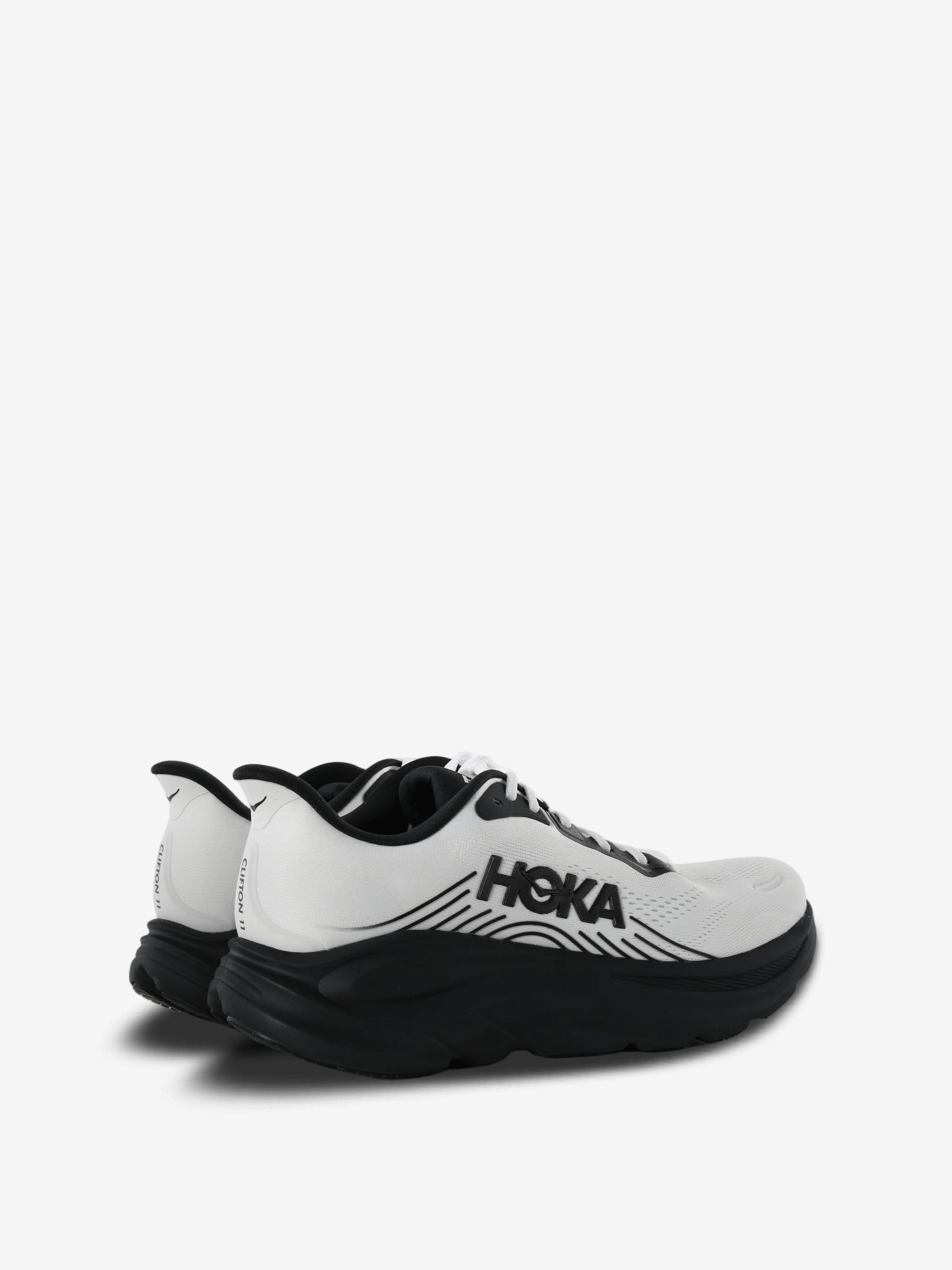 White shoes, side view