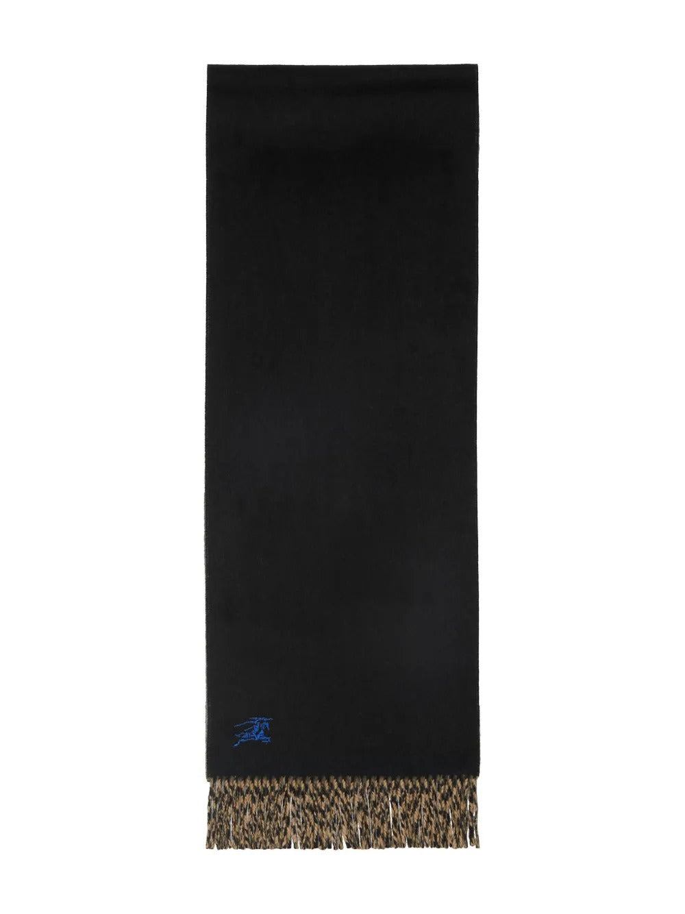 Tan scarf, back view