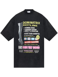 VETEMENTS - Unisex Dominatrix Hotline Oversized T-shirt