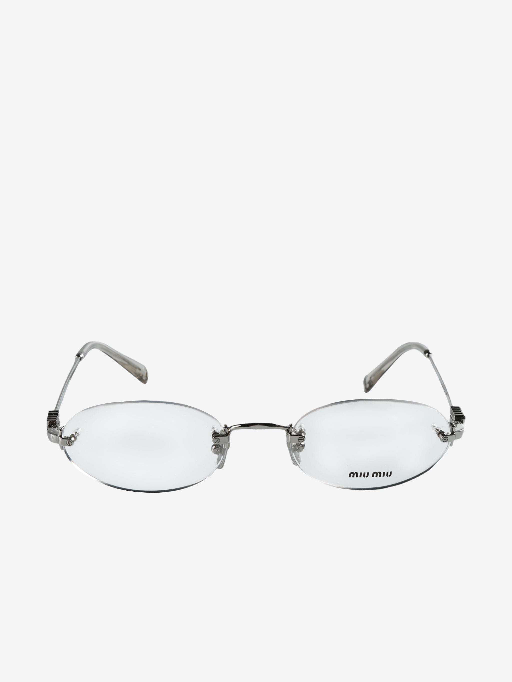 Tan glasses, front view