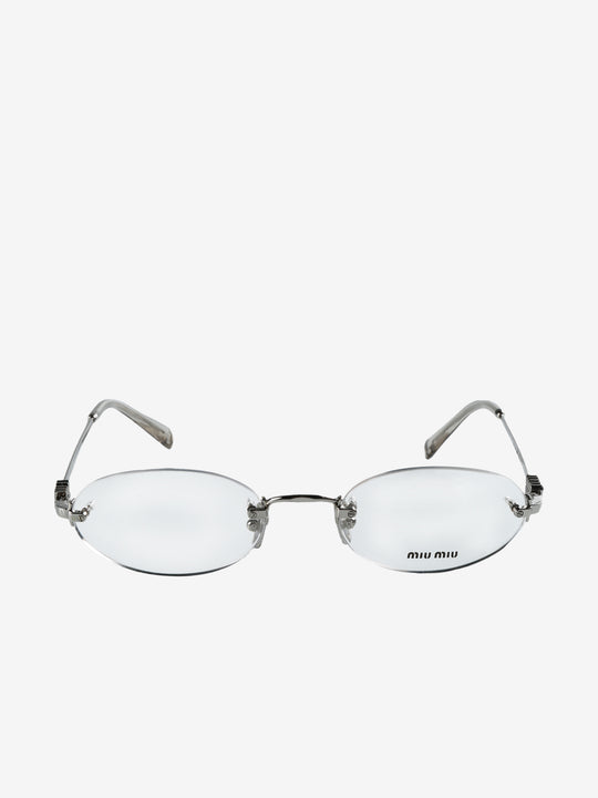 Tan glasses, front view