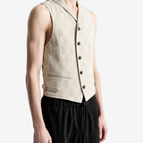 Tan jacket worn by a person, showing the jacket fit