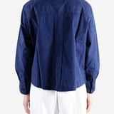 Navy shirt, front view