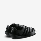 Black sneakers, back view