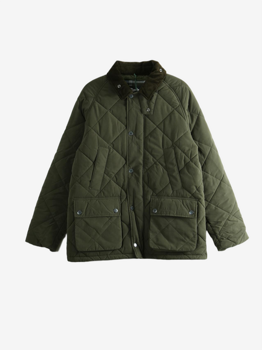 Green jacket, front view