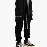Black pants, full body view