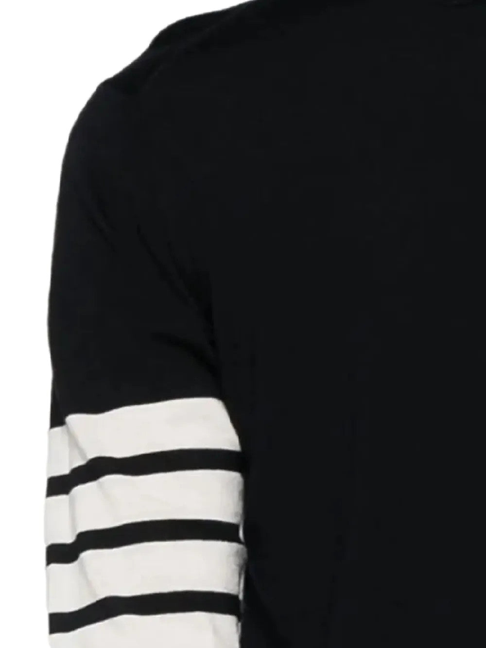 Black shirt, front view