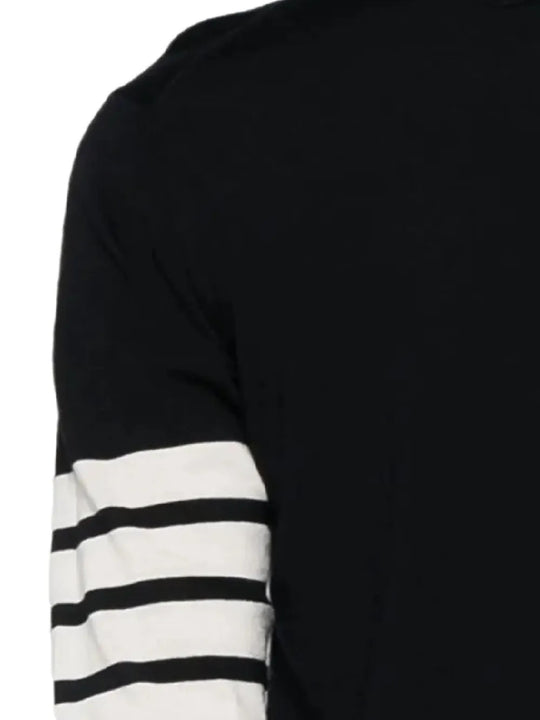 Black shirt, front view