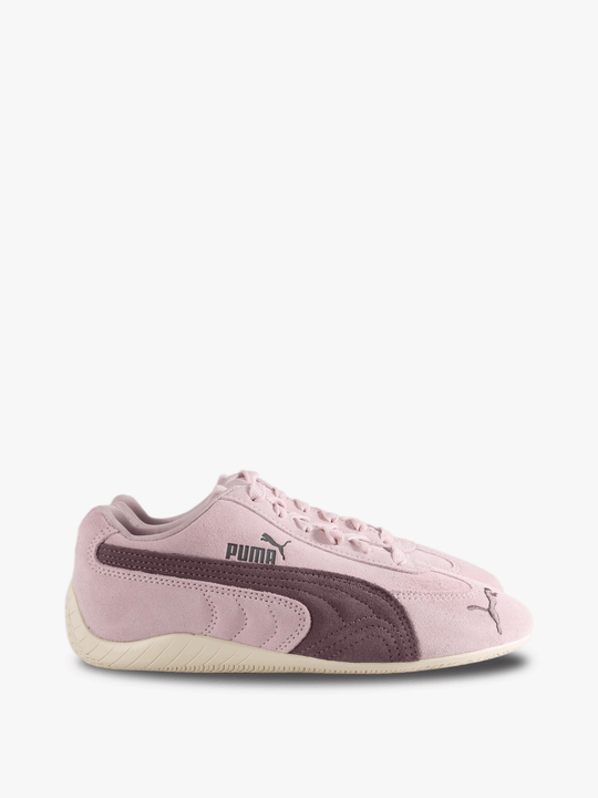 Pink shoes, side view