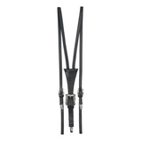 Black accessories, front view