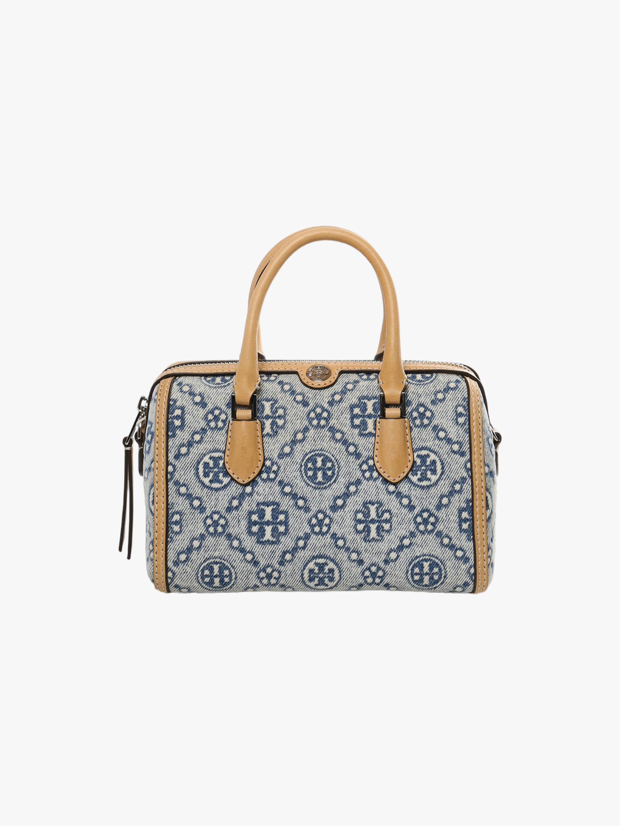 Blue bags, front view