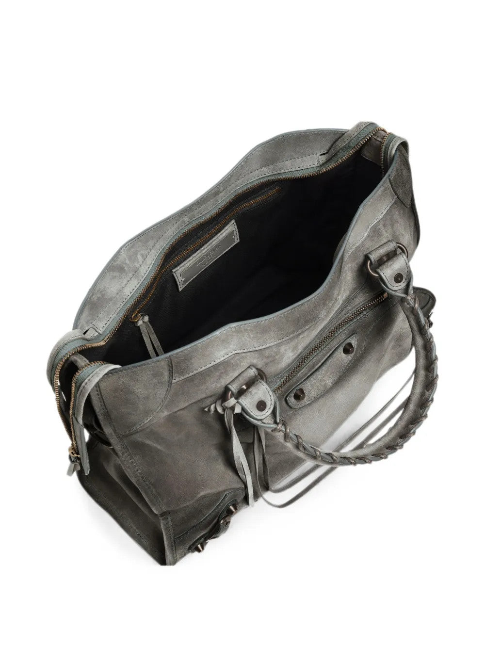 Grey bag, front view