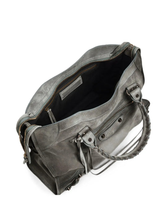 Grey bag, front view