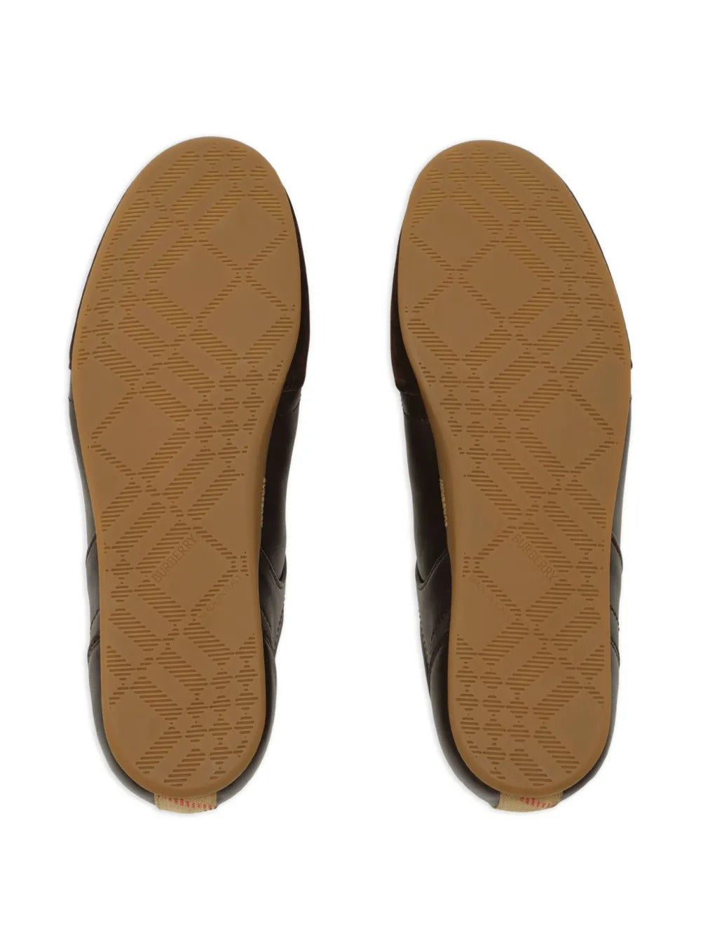 Brown sneaker, side view