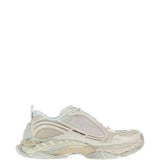 Tan shoes, side view
