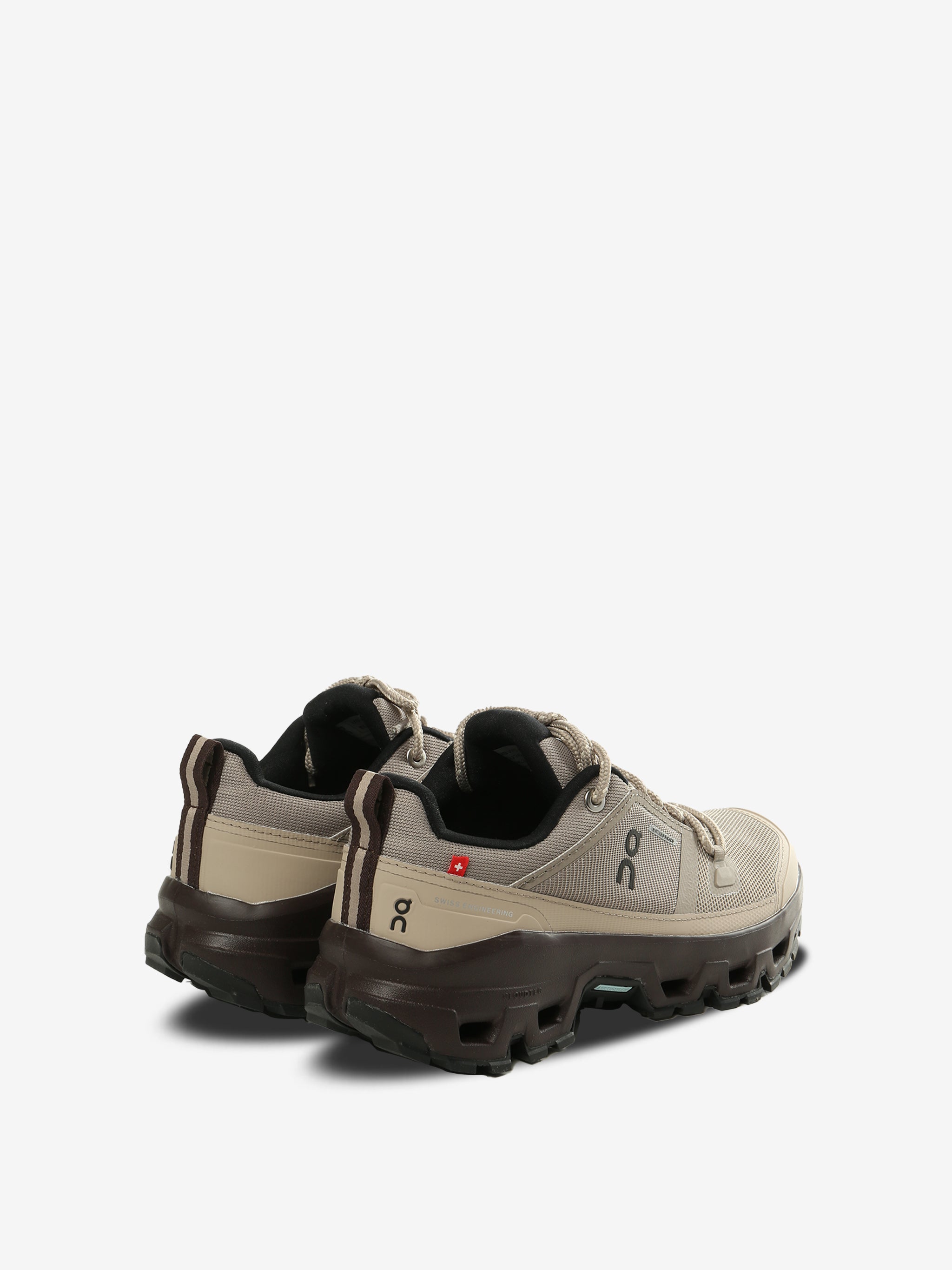 grey sneakers, side view