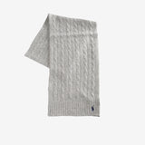 Grey scarf, front view