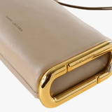 Tan bag, front view
