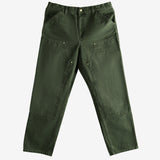 Green pants, front view