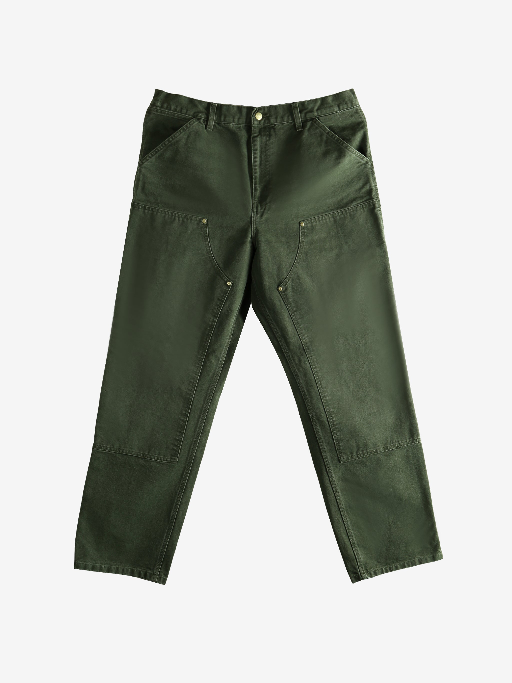 Green pants, front view