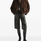 Brown jacket, full body view