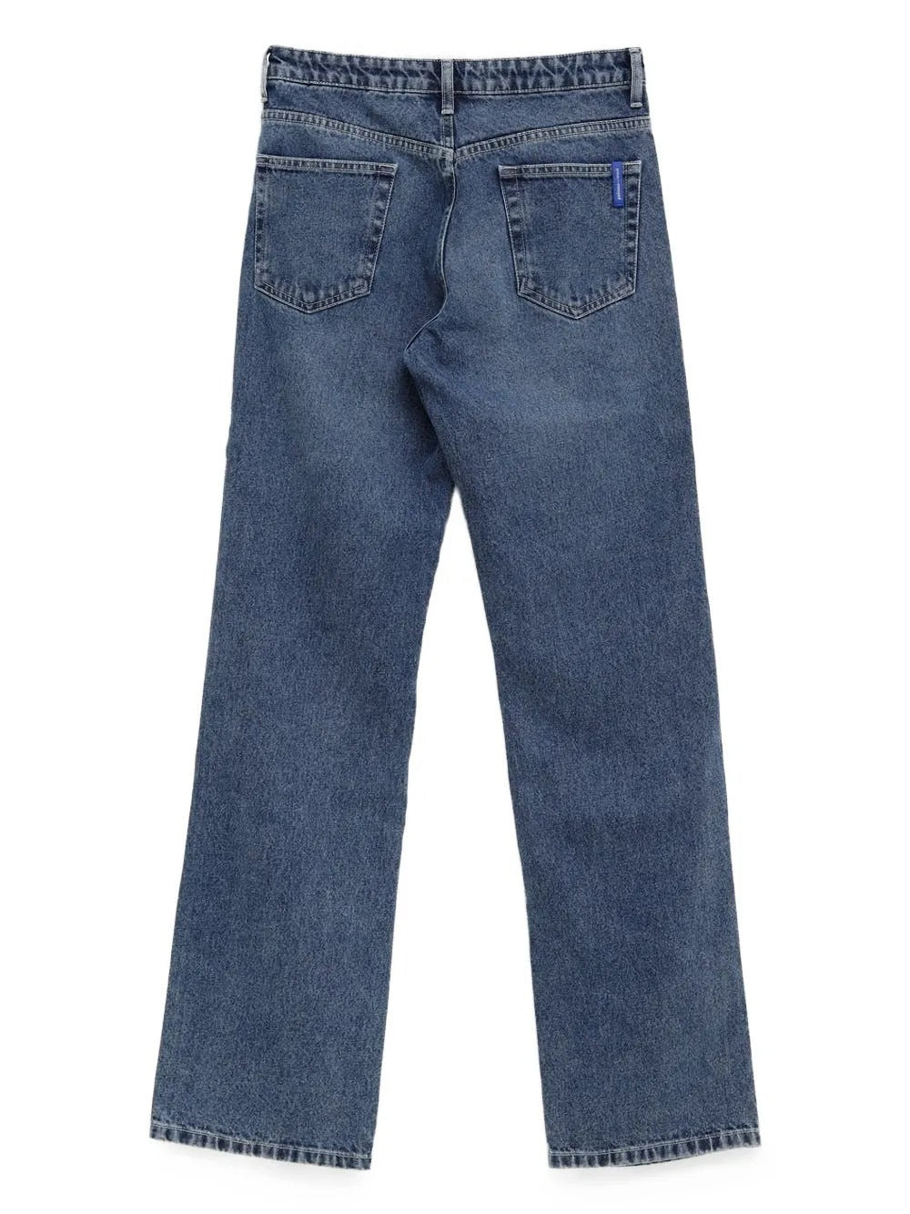 Blue jeans, back view