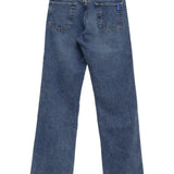 Blue jeans, back view