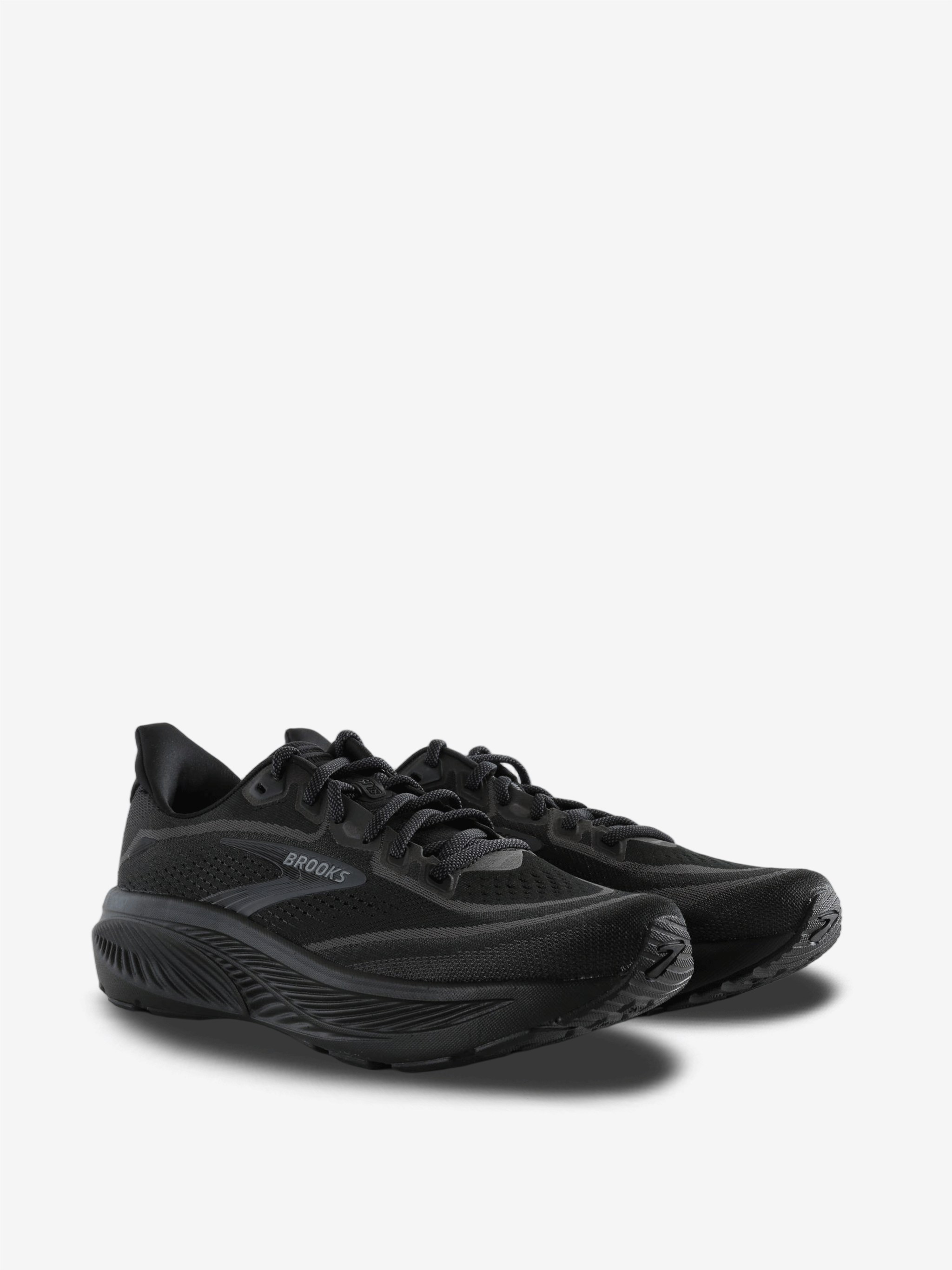 Black shoes, front view