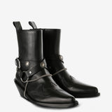 Black boots, side view