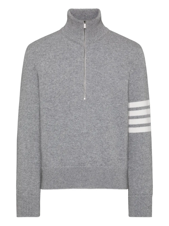 grey knitwear, front view