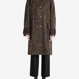 COMMUNS - Women Rabbit Fur Blend Long Coat