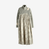 COMMUNS - Women Floral Jacquard Dress
