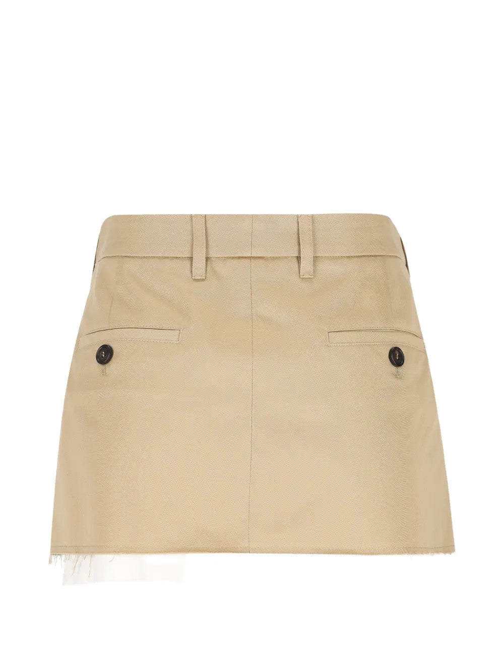 Tan skirt, front view