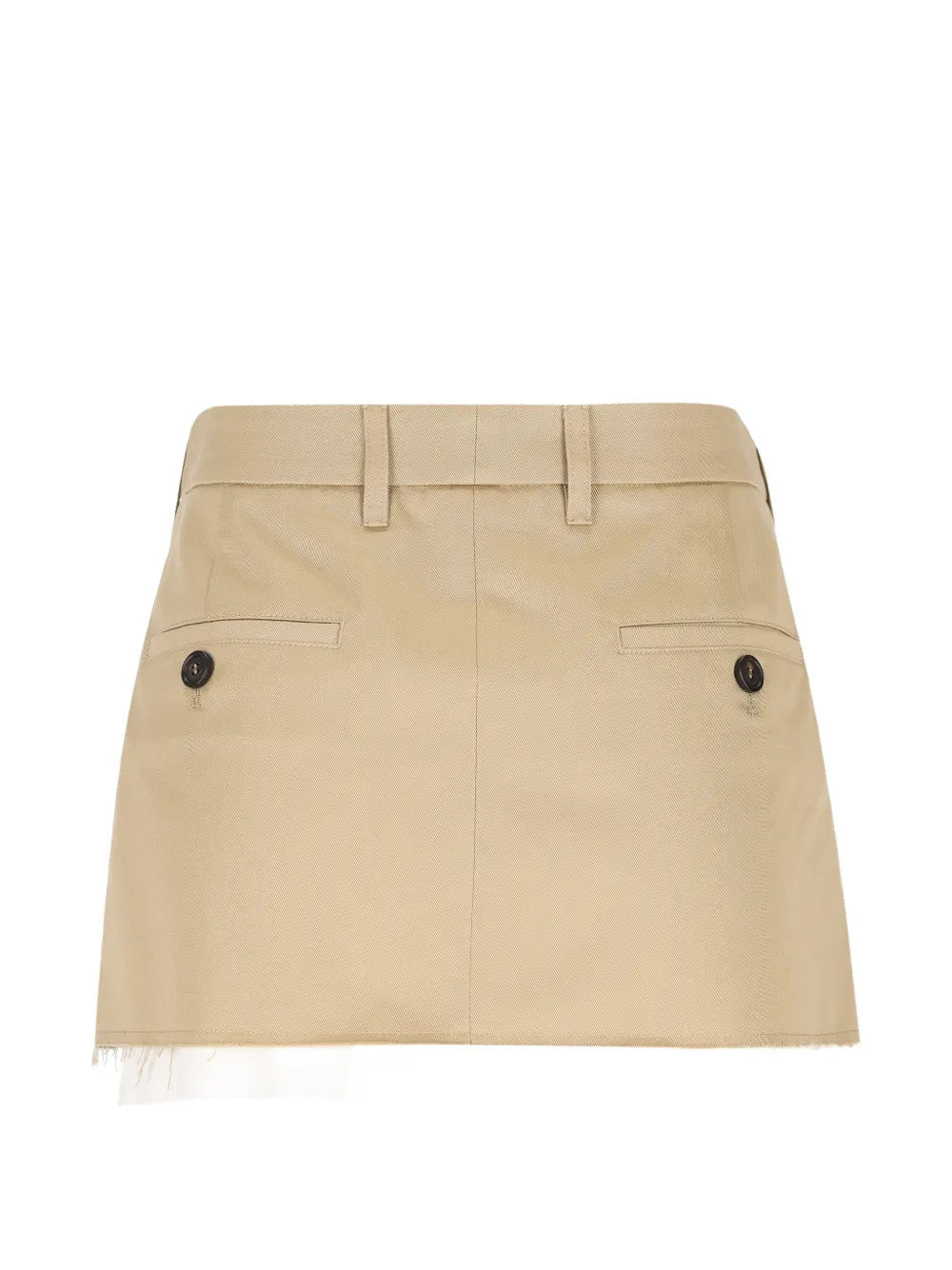 Tan skirt, front view