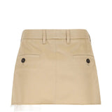 Tan skirt, front view