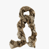 Tan scarf, front view