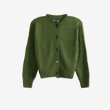 Green knitwear, front view