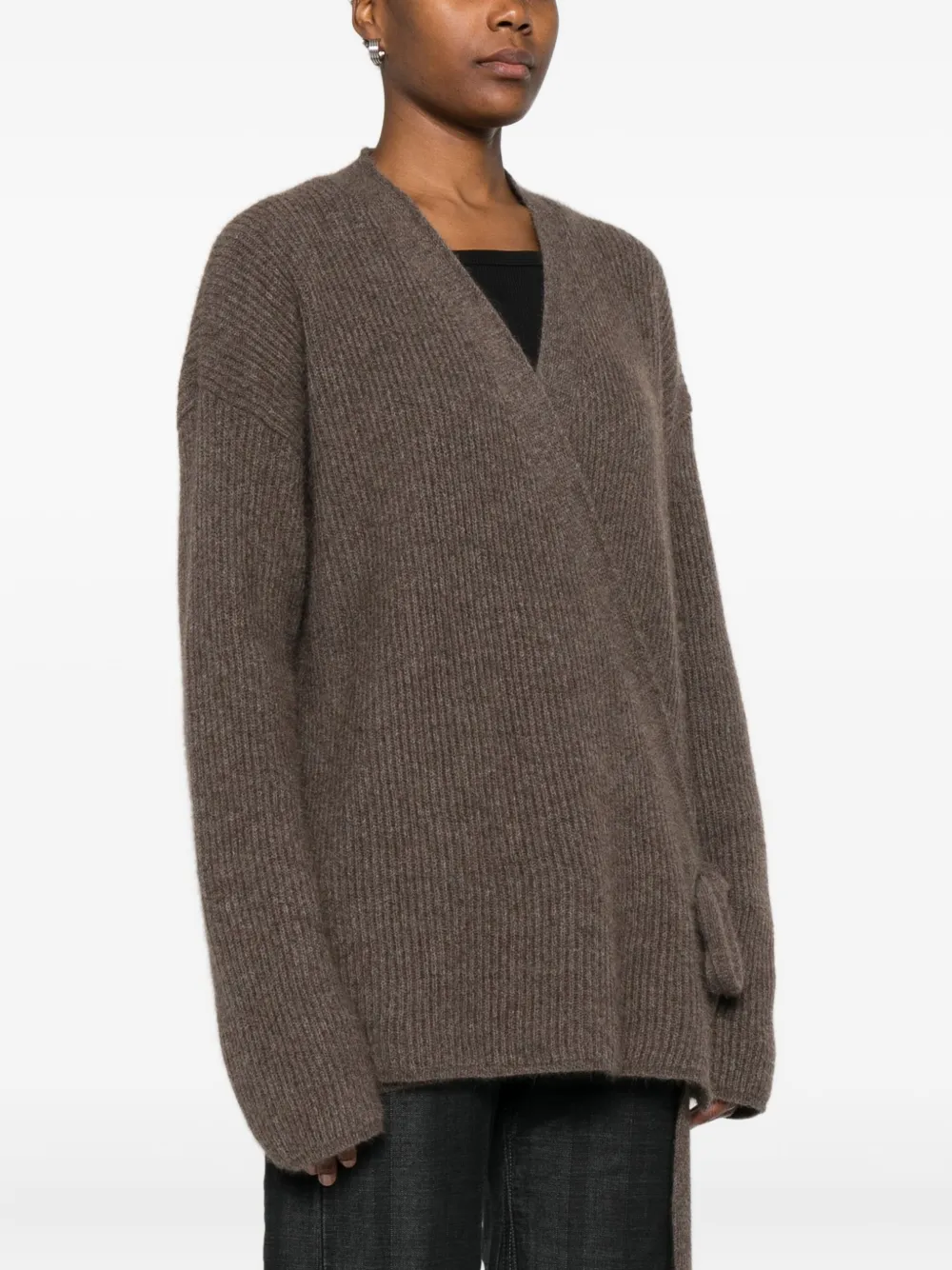 Brown shirts worn by a person, showing the shirts fit