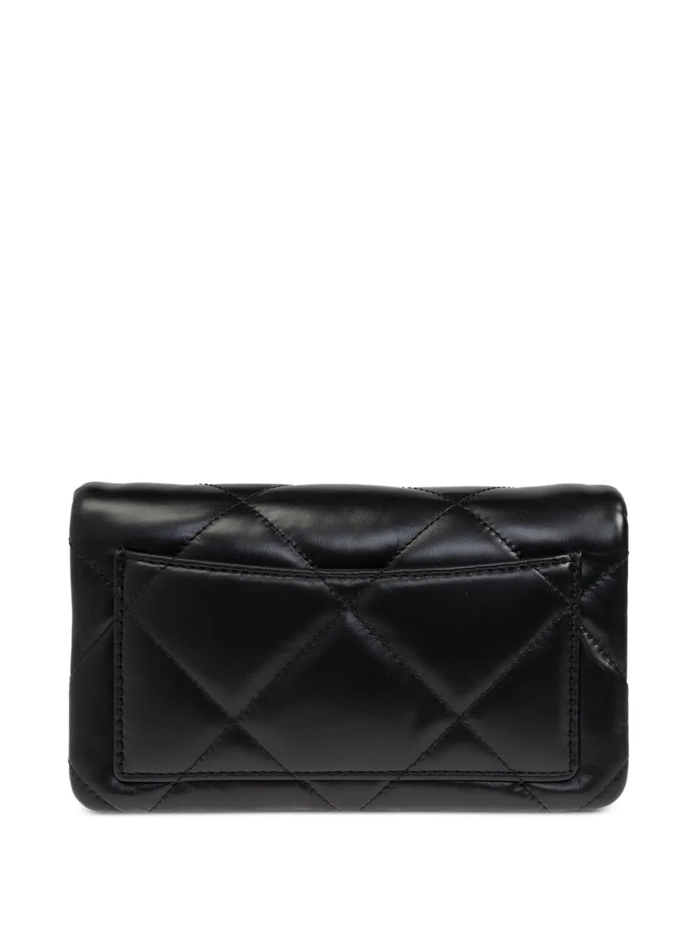 Black bags, back view