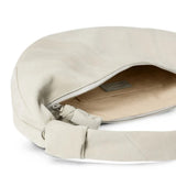 Tan bag, front view