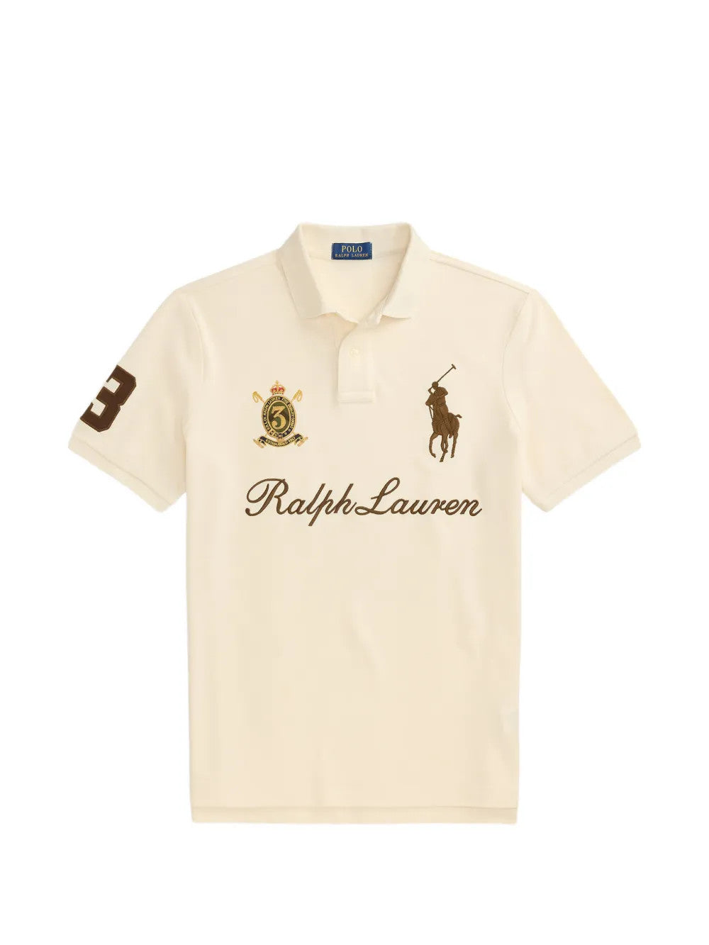 Tan shirt, front view
