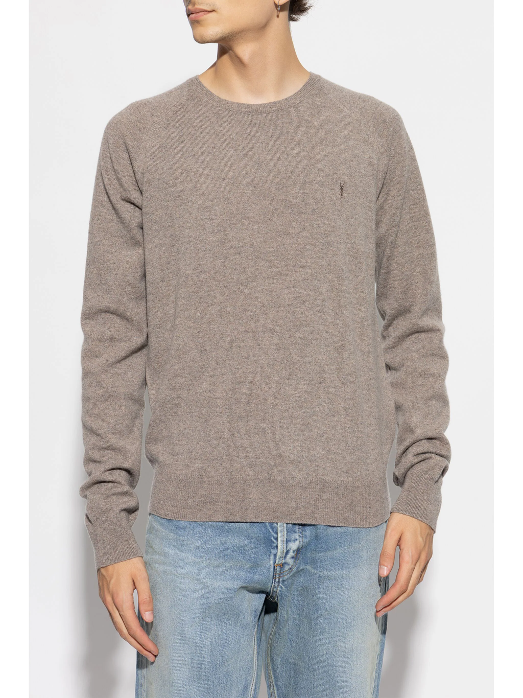 SAINT LAURENT - Men Round Neck Sweater