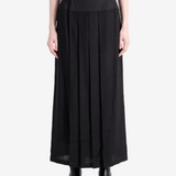 Black knitwear, full body view