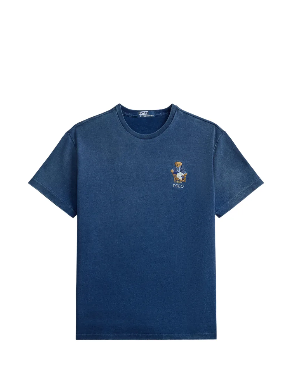 Blue t-shirt, front view